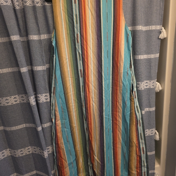 Silverado duster vest - multi color Large 100% cotton NWT $280 - Picture 6 of 6